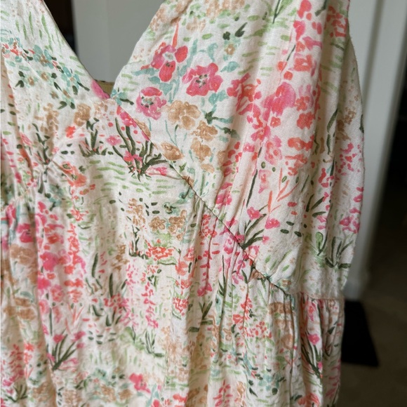 Beautiful watercolor pattered maxi dress. Size M. - Picture 5 of 7